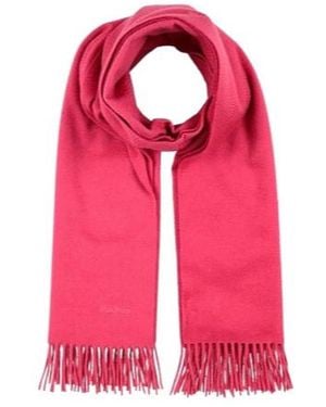 Max Mara Solid-Color Cashmere Scarf - Pink