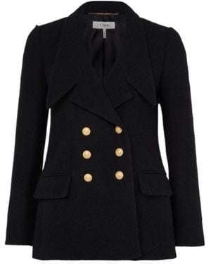 Chloé Double Breasted Blazer - Black