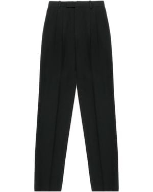 Saint Laurent Pleated-Front Trousers - Multicolour