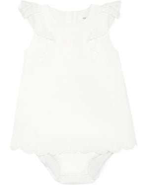 Chloé Round-Neck Jumpsuit - White