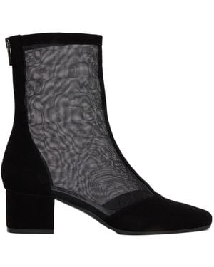 CAREL PARIS Mesh Short Boots - Black