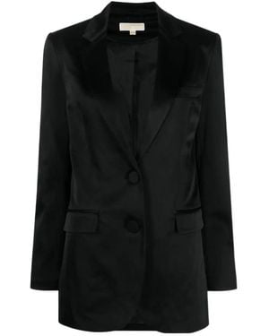 Michael Kors Michael Single-Breasted Blazer - Black
