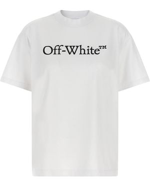 Off-White c/o Virgil Abloh 'Big Logo Bookish' T-Shirt - White