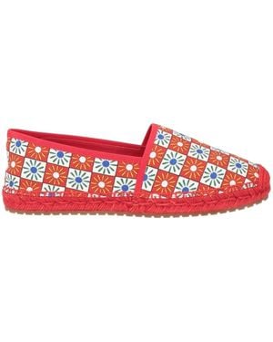 Dolce & Gabbana Printed Espadrilles - Red