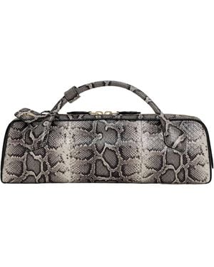 Alaïa Alaïa Le Teckel Clutch Bag - Grey