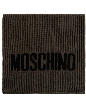 Moschino Logo Scarf - Black