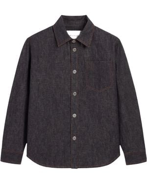 Ami Paris Ami Ami De Coeur Overshirt - Blue