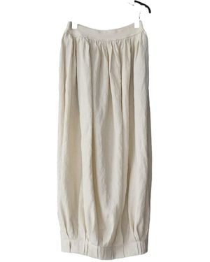 Uma Wang Long Midi Skirt - White