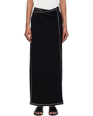 Baserange Brig Wrap Skirt - Black