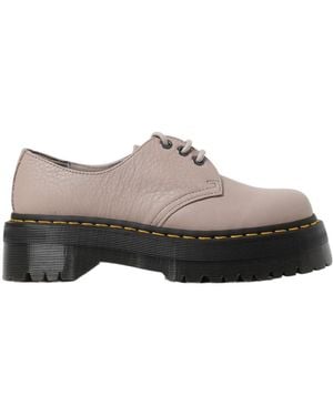 Dr. Martens Thick-Soled Oxford Shoes - Grey