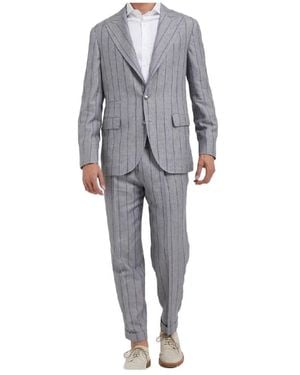 Brunello Cucinelli Long-Sleeved Suit - Grey