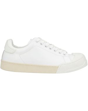 Marni Leather Low-Top Trainers - White