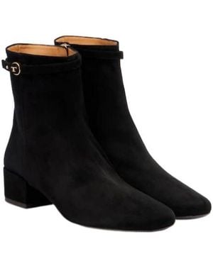 Tod's Suede Ankle Boots - Black
