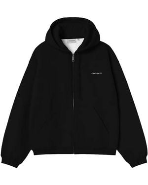 Carhartt Hooded Ebbert Sweat Jacket - Black
