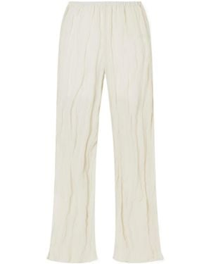 Rohe Jam Pleated Casual Trousers - White