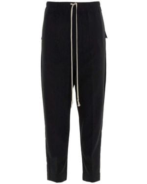 Rick Owens Astaires Drawstring Pants - Black