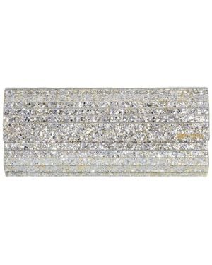 Jimmy Choo Adjustable Shoulder Strap Shoulder Bag - Gray