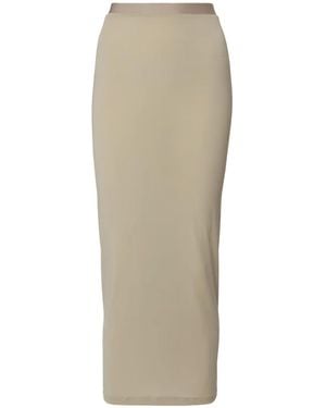 Wardrobe NYC Sheer Skirt - Natural