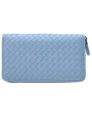 Bottega Veneta Long Wallet - Blue