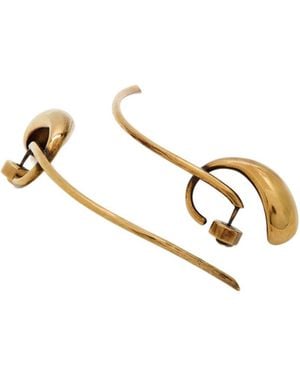 KHAITE Cyclone Antique 18Kt-Plated Drop Earrings - Metallic