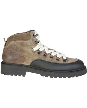 Doucal's Suede Hiking Boots - Brown