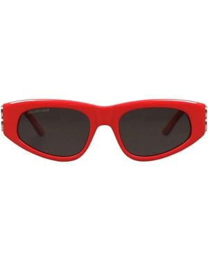 Balenciaga Simple Sunglasses - Red