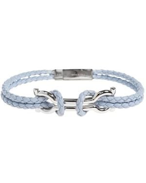 Ferragamo Braided Bracelet - White