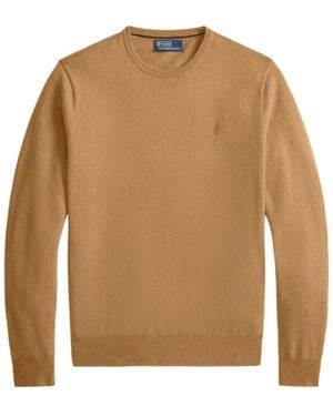Polo Ralph Lauren Ralph Lauren Crew Neck Knitted Jumper - Brown