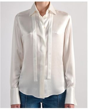 Barbara Bui Silk Shirt - White