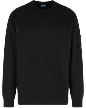 C.P. Company Lens Pocket Sweatshirt - Black