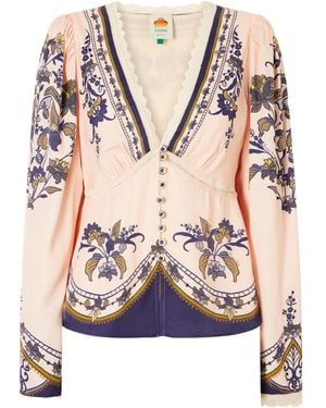 FARM Rio Floral Print Top - Multicolour