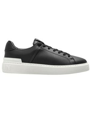 Balmain Lace-Up Sneakers - Black