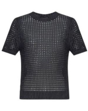 AllSaints Paloma Lace Top - Black