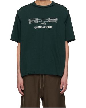 Undercover Crew Neck Short-Sleeved T-Shirt - Green