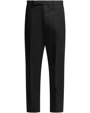 Rick Owens Casual Trousers With Belt Loops - Black