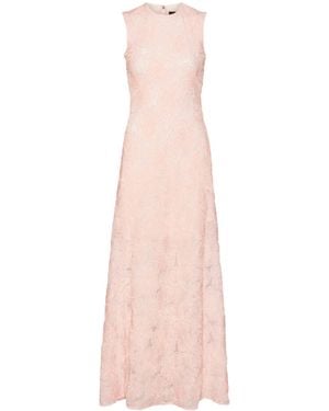 ROTATE BIRGER CHRISTENSEN Orchid Ice Mesh Maxi Dress - Pink