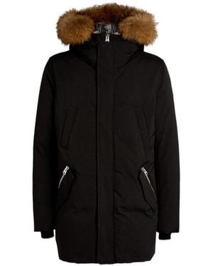 Mackage Edward Fur Hooded Jacket - Blue