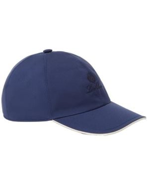 Loro Piana Logo-Embroidered Baseball Cap - Blue