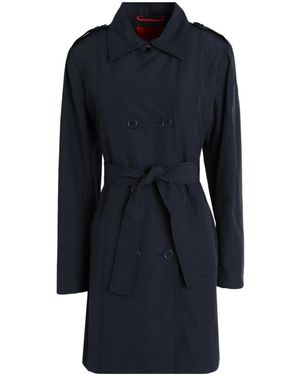 MAX&Co. Minimalist Trench Coat - Blue