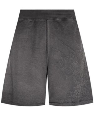 DIESEL P Rawcrow Textured Shorts - Grey