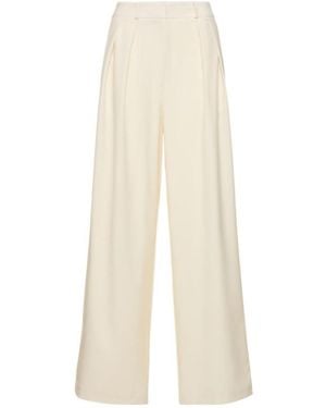 Frankie Shop Ripley Pleated Viscose Blend Pants - White