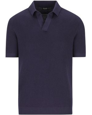 ZEGNA Premium Polo Shirt - Blue