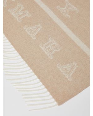 Max Mara Umes Fringed Edge Scarf in Blue | Lyst