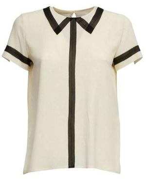 N°21 Crewneck Short-Sleeved Blouse - White