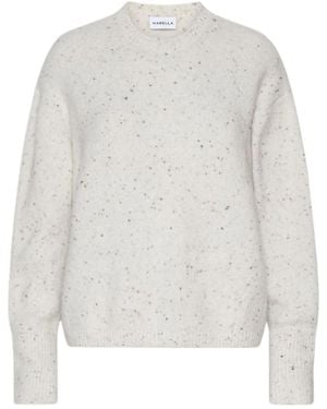 Marella Crew-Neck Knit Jumper - White