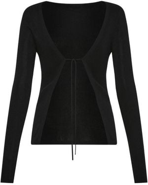 St. Agni Ribbed Double-Face Sweater - Black