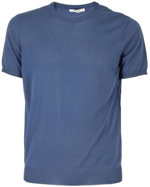Kangra Cashmere Kangra Knit Pullover Top - Blue