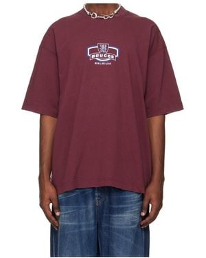 Vetements Brugge Tourist T-Shirt - Purple
