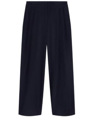 Emporio Armani Wide-Leg Pants - Blue