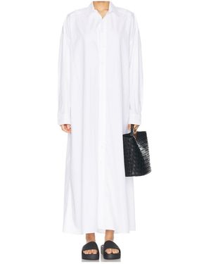 Wardrobe NYC Button Shirt Dress - White